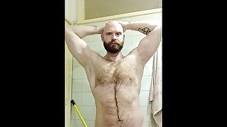 Gaining weight but still blasting a huge cumshot.