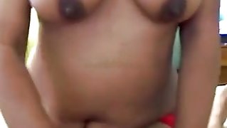 Desi aunty boobs grop and striping