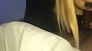 Thick Sexy white girl throats bbc