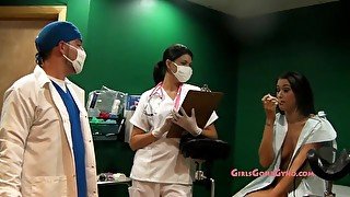 Doctor Tampa & Nurse Masturbate Alexis Grace During A Stimulating Exam! GirlsGoneGyno Part 7 of 7