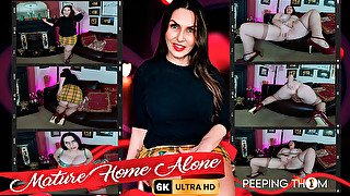 Home Alone With Horny Granny With Josephine James