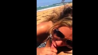 Beach cocksucker