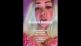 Raven Badini Titty Tease and BJ Leaked