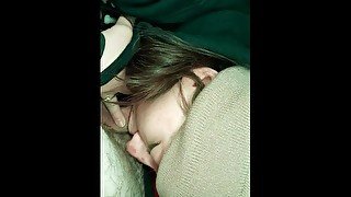 Teen Backseat Blowjob