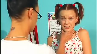 Cutie Gets Schooled By Lesbian Teacher