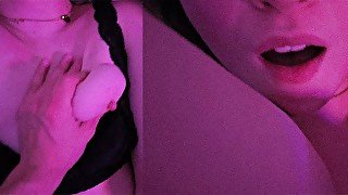 Amateur slut gets fucked really deep n her pussy, female orgasm roomate POV Slut wife