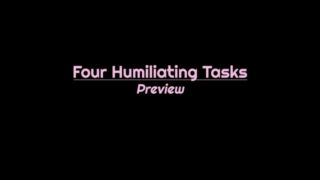 Four Humiliating Tasks - Preview