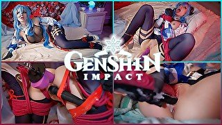 4K Genshin: Ganyu Bondage Fucked In Ass