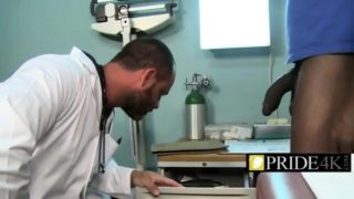 Black dude banging horny doctor