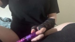 Toy Review in knee highs! - Voodoo Pocket Pleasure Vibrator