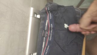 having an orgasm on my underwear