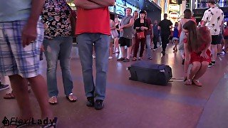 A Flexible Line On Freemont Street - Watch4Fetish