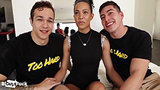 Qb1 Fucks The Straight Male Cheerleader And His Slutty Best Friend!