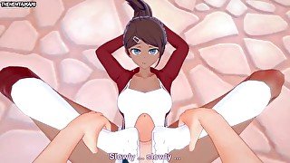 Hentai POV Feet Aoi Asahina Danganronpa