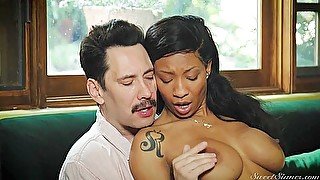 Beautiful Ebony Nymph Surprising Porn Clip
