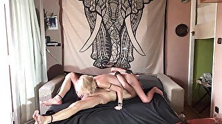 COUPLE ENJOYING A VERY SEXUAL AFTERNOON