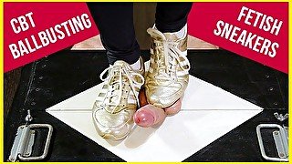 Sport sneakers in action CBT and Ballbusting