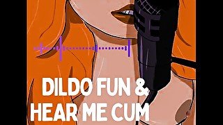 DILDO FUN & HEAR ME CUM  Ramblefap  Audio  ASMR  Wet sounds  Female orgasm  Masturbation