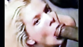 80's Blonde Housewife is a BBC Slut