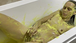 Gunge Orgasm In The Bath - Wet And Messy Orgasm - Teaser Video