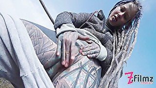 Tattoo Couple Get Catched While Having Sex On A Ruine