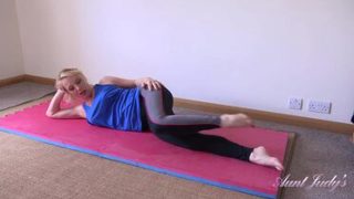 Lucinda Workout & Masturbation on Yoga Mat