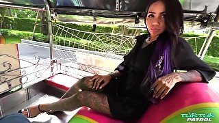 Tattoo Thai Slut Fucks Tourist On First Date