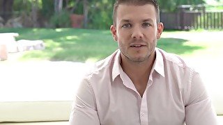 Stud Cody Steel worshiped by Vanna Bardot before pounding