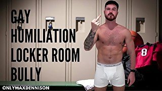 Gay humiliation - locker room bully