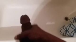 Bathroom nutt from daddy