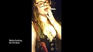 Post Bar Smoke and Boob Tease