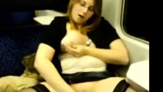 Solo Masturbation Series Amateur On a Train