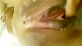 Hot Latina Is Masturbated While Taking A Hot Bath