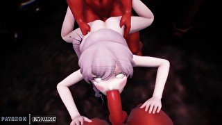 RWBY - Weiss Spitroasted [4K UNCENSORED HENTAI]