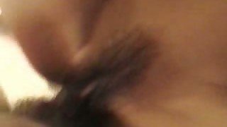 My fat red dick in the bushy snatch of my latina GF