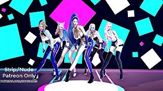 Exid - DDD sexy Kpop dance Kda Ahri Akali Kaisa Evelynn Seraphine Kda all out