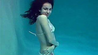 Aquababes modeling audition3 underwater