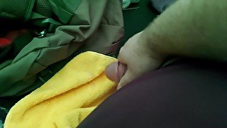 Cumming in my tent