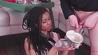 Ebony Kira Noir Hot Anal Tea Service