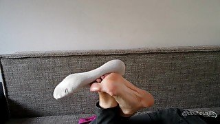 Kylie Candid Soles Pose Tease In Socks Preview