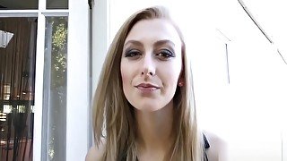 He fuck her beautiful horny step sister on the balcony