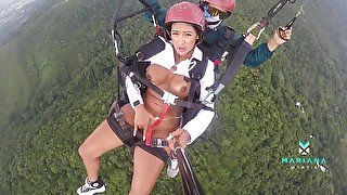 Mariana Martix Squirts While Paragliding