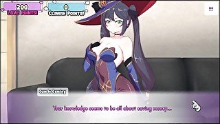 Waifu Hub S5- Mona Genshin Impact [ Parody Hentai game PornPlay ] Ep.1 the sexy naked astrologist