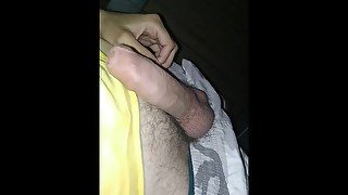 Horny Twink with A Big Dick in an Empty Room