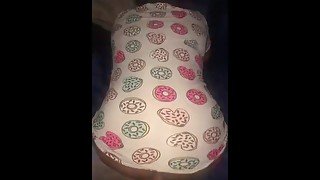 Fucking my homies momma in her donut dress