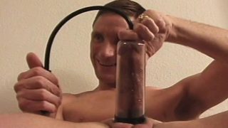 A bunch of twinks are using a penis pump and then just jerk off anyway