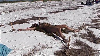 Tanning On The Beach