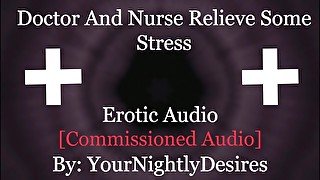 Doctor Gives His Nurse A Quick Fuck To Ease The Nerves [Public] [Choking] (Erotic Audio for Women)