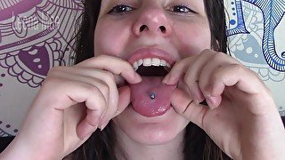 Fat Tongue Mouth Fetish