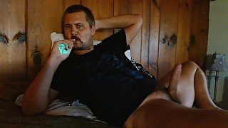 Stroking and Flexing and Hittin' the Vape - Monster Cock - SirChrisx9